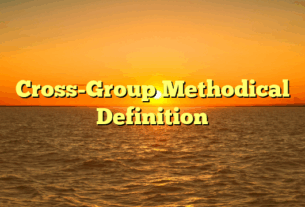 Cross-Group Methodical Definition