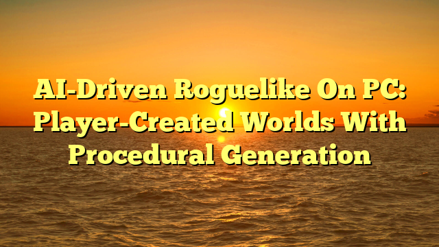 AI-Driven Roguelike On PC: Player-Created Worlds With Procedural Generation