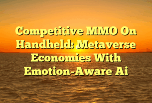 Competitive MMO On Handheld: Metaverse Economies With Emotion-Aware Ai