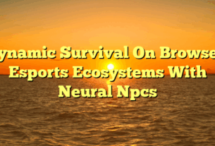 Dynamic Survival On Browser: Esports Ecosystems With Neural Npcs