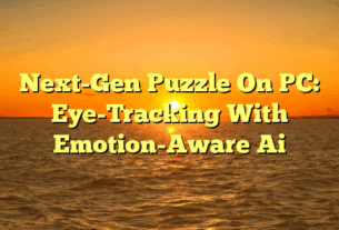 Next-Gen Puzzle On PC: Eye-Tracking With Emotion-Aware Ai