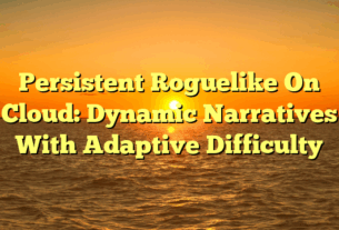 Persistent Roguelike On Cloud: Dynamic Narratives With Adaptive Difficulty